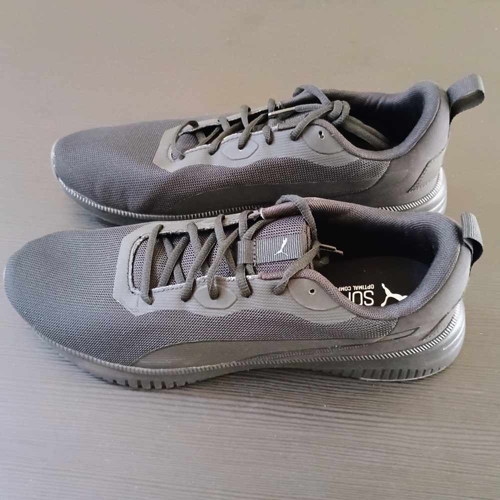 Puma Flyer Flex Men Shoes Black/Black Size 11.5